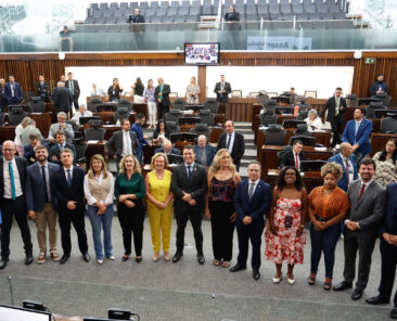 PORTO ALEGRE - RS - BRASIL - 11/02/2025: Ato de Instalação das Comissões Permanentes da ALRS. Plenário 20 de Setembro. Foto: Fernando Gomes / ALRS.